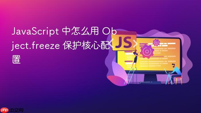 javascript 中怎么用 object.freeze 保护核心配置