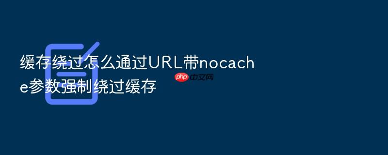 缓存绕过怎么通过url带nocache参数强制绕过缓存