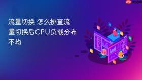 流量切换 怎么排查流量切换后CPU负载分布不均