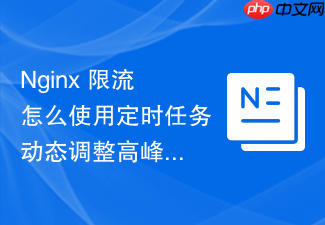 nginx 限流怎么使用定时任务动态调整高峰期的限流阈值大小