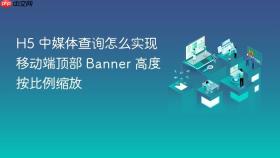 h5 中媒体查询怎么实现移动端顶部 banner 高度按比例缩放