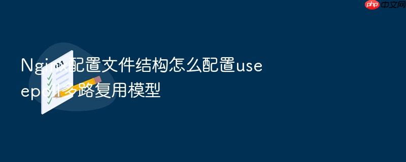 nginx配置文件结构怎么配置use epoll多路复用模型