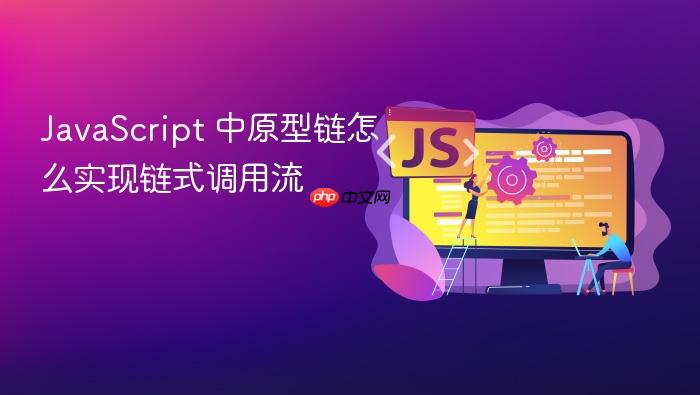 javascript 中原型链怎么实现链式调用流