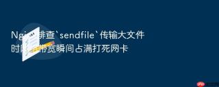 nginx排查`sendfile`传输大文件时网络带宽瞬间占满打死网卡
