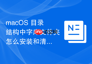 macos 目录结构中字库文件夹怎么安装和清理第三方字体