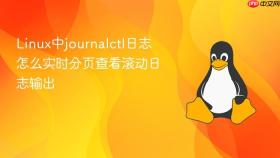 Linux中journalctl日志怎么实时分页查看滚动日志输出