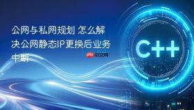 公网与私网规划 怎么解决公网静态ip更换后业务中断