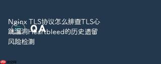 Nginx TLS协议怎么排查TLS心跳漏洞Heartbleed的历史遗留风险检测