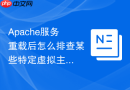 Apache服务重载后怎么排查某些特定虚拟主机配置未生效的继承覆盖问题