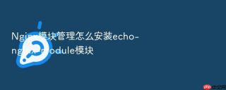 nginx模块管理怎么安装echo-nginx-module模块