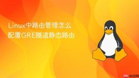 Linux中路由管理怎么配置GRE隧道静态路由