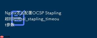 Nginx怎么配置OCSP Stapling超时时间ssl_stapling_timeout参数