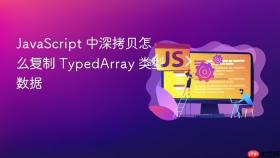 javascript 中深拷贝怎么复制 typedarray 类型数据