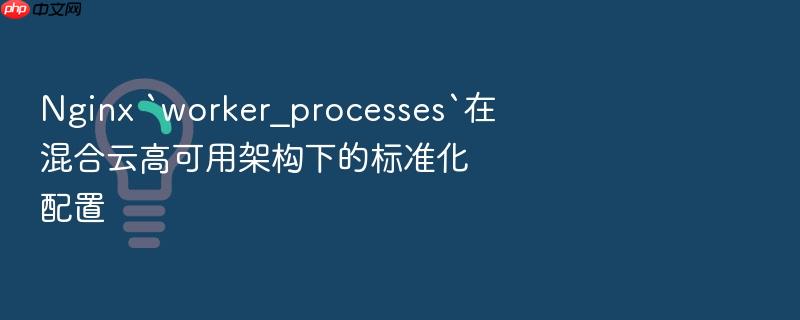 nginx `worker_processes`在混合云高可用架构下的标准化配置