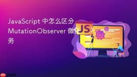 javascript 中怎么区分 mutationobserver 微任务