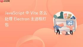 javascript 中 vite 怎么处理 electron 主进程打包