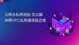 公网与私网规划 怎么解决跨VPC私网通信延迟高