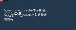Nginx proxy_cache怎么配置proxy_ignore_headers忽略特定响应头