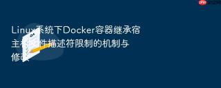 Linux系统下Docker容器继承宿主机文件描述符限制的机制与修改
