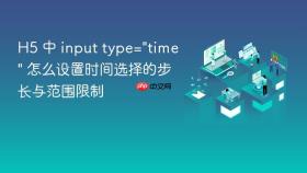 h5 中 input type=\