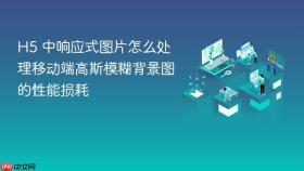h5 中响应式图片怎么处理移动端高斯模糊背景图的性能损耗