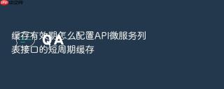 缓存有效期怎么配置API微服务列表接口的短周期缓存
