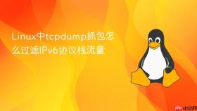 Linux中tcpdump抓包怎么过滤IPv6协议栈流量
