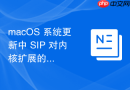 macos 系统更新中 sip 对内核扩展的影响评估