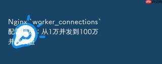 nginx `worker_connections`配置模板:从1万并发到100万并发演进