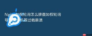 nginx加权轮询怎么排查加权轮询导致某台机器过载崩溃