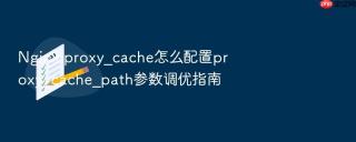 nginx proxy_cache怎么配置proxy_cache_path参数调优指南
