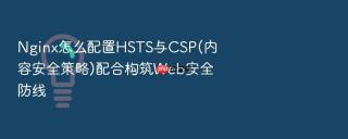 nginx怎么配置hsts与csp(内容安全策略)配合构筑web安全防线