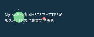 nginx怎么测试hsts下https降级为http的拦截重定向表现