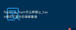 nginx ip_hash怎么排查ip_hash模式下某台后端被塞满
