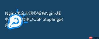 nginx怎么实现多域名nginx服务器批量检测ocsp stapling启用率脚本