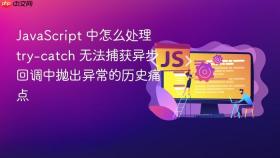 javascript 中怎么处理 try-catch 无法捕获异步回调中抛出异常的历史痛点