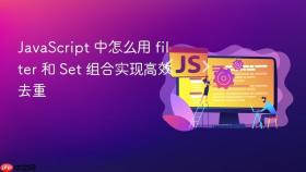 JavaScript 中怎么用 filter 和 Set 组合实现高效去重