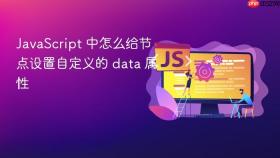 javascript 中怎么给节点设置自定义的 data 属性