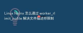 Linux Nginx 怎么通过 worker_rlimit_nofile 解决文件描述符限制