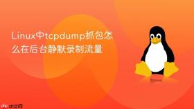 Linux中tcpdump抓包怎么在后台静默录制流量