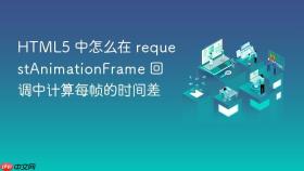 html5 中怎么在 requestanimationframe 回调中计算每帧的时间差