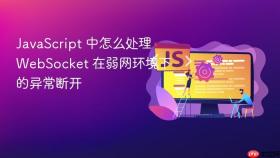 javascript 中怎么处理 websocket 在弱网环境下的异常断开