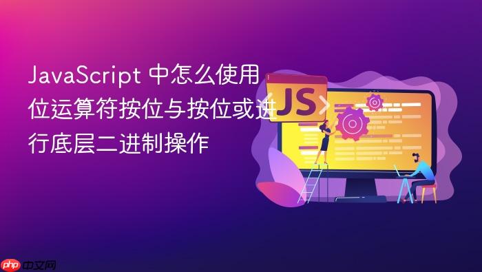 javascript 中怎么使用位运算符按位与按位或进行底层二进制操作
