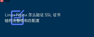 linux nginx 怎么验证 ssl 证书链的完整性和匹配度