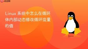 linux 系统中怎么在循环体内部动态修改循环变量的值