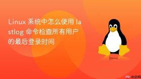 linux 系统中怎么使用 lastlog 命令检查所有用户的最后登录时间
