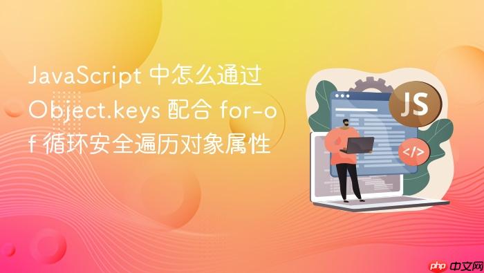 javascript 中怎么通过 object.keys 配合 for-of 循环安全遍历对象属性