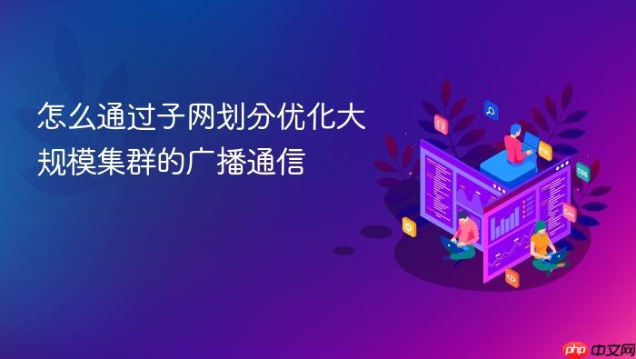 怎么通过子网划分优化大规模集群的广播通信