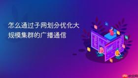 怎么通过子网划分优化大规模集群的广播通信