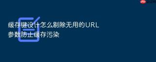 缓存键设计怎么剔除无用的url参数防止缓存污染